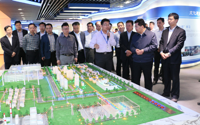 江苏省邳州考察团到北京球友体育参观考察